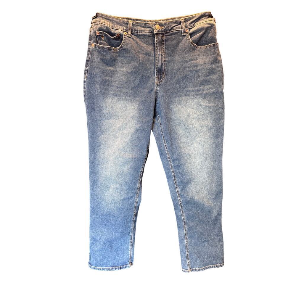 Frye Women’s Straight Leg Jeans Size 12 Medium Wash Denim 29” Inseam